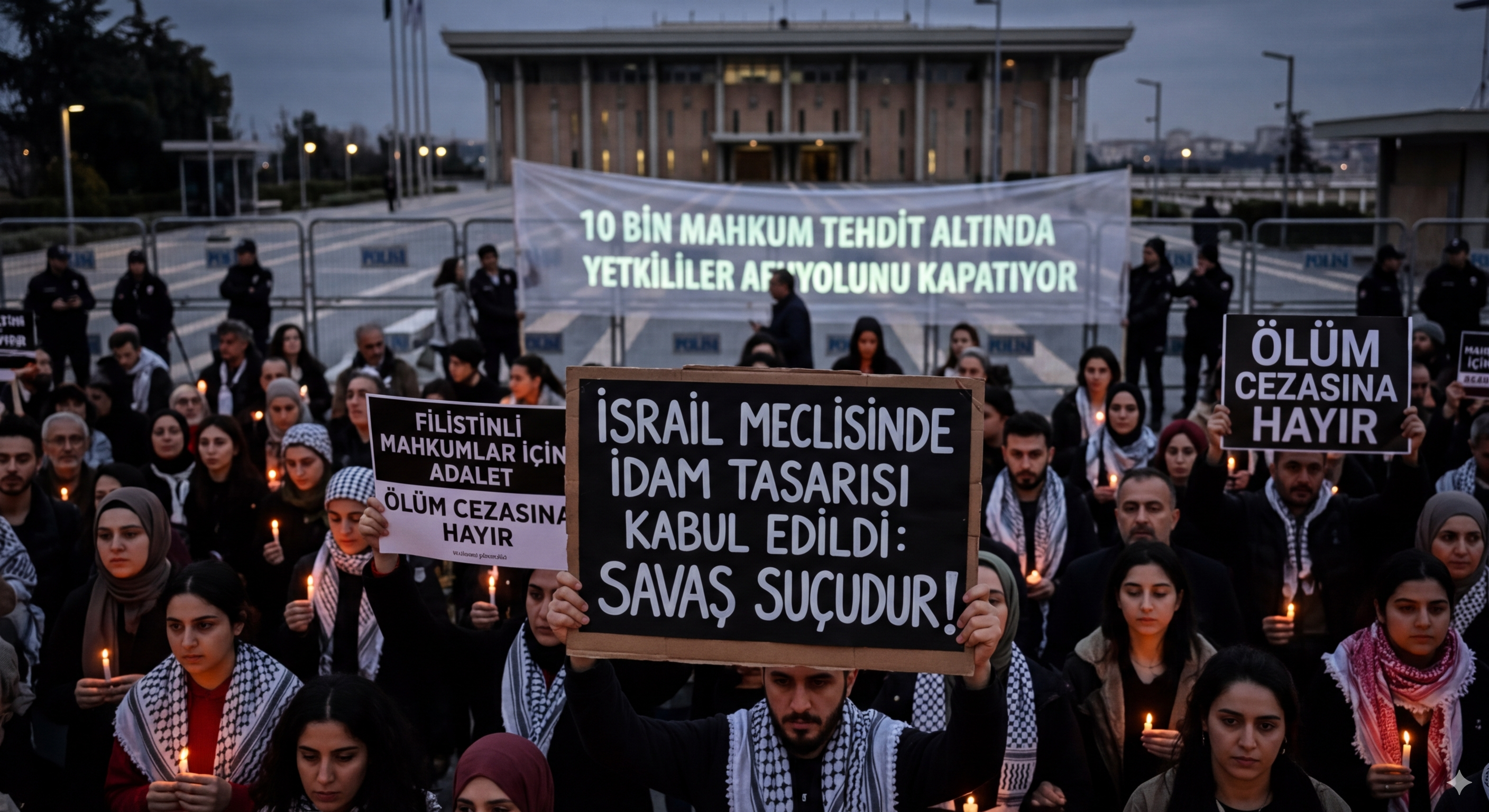 İsrail Meclisi'nden Tartışmalı Karar: Filistinli Esirlere İdam Yasası Onaylandı