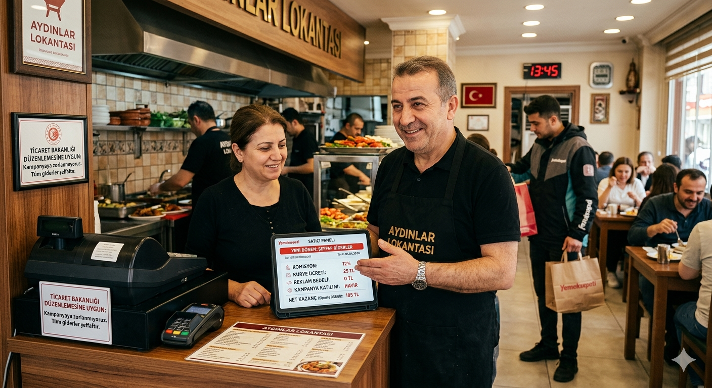 Yemek siparişlerinde yeni dönem başladı