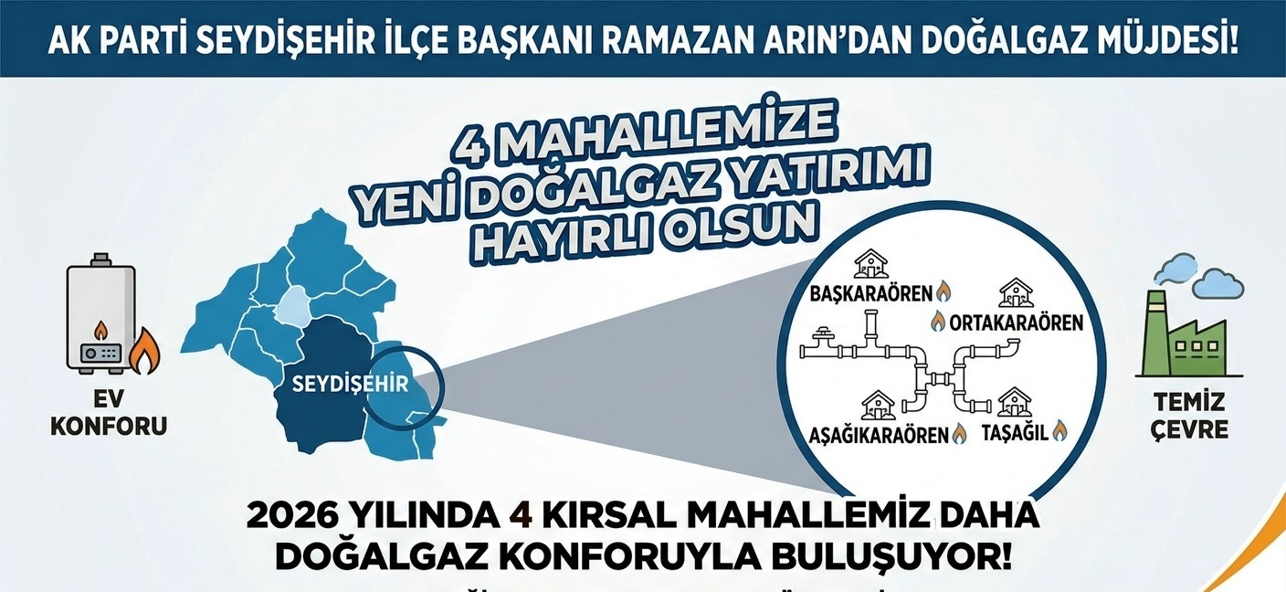 Seydişehir’de Doğalgaz Seferberliği: 4 Mahalle Daha Isınacak!