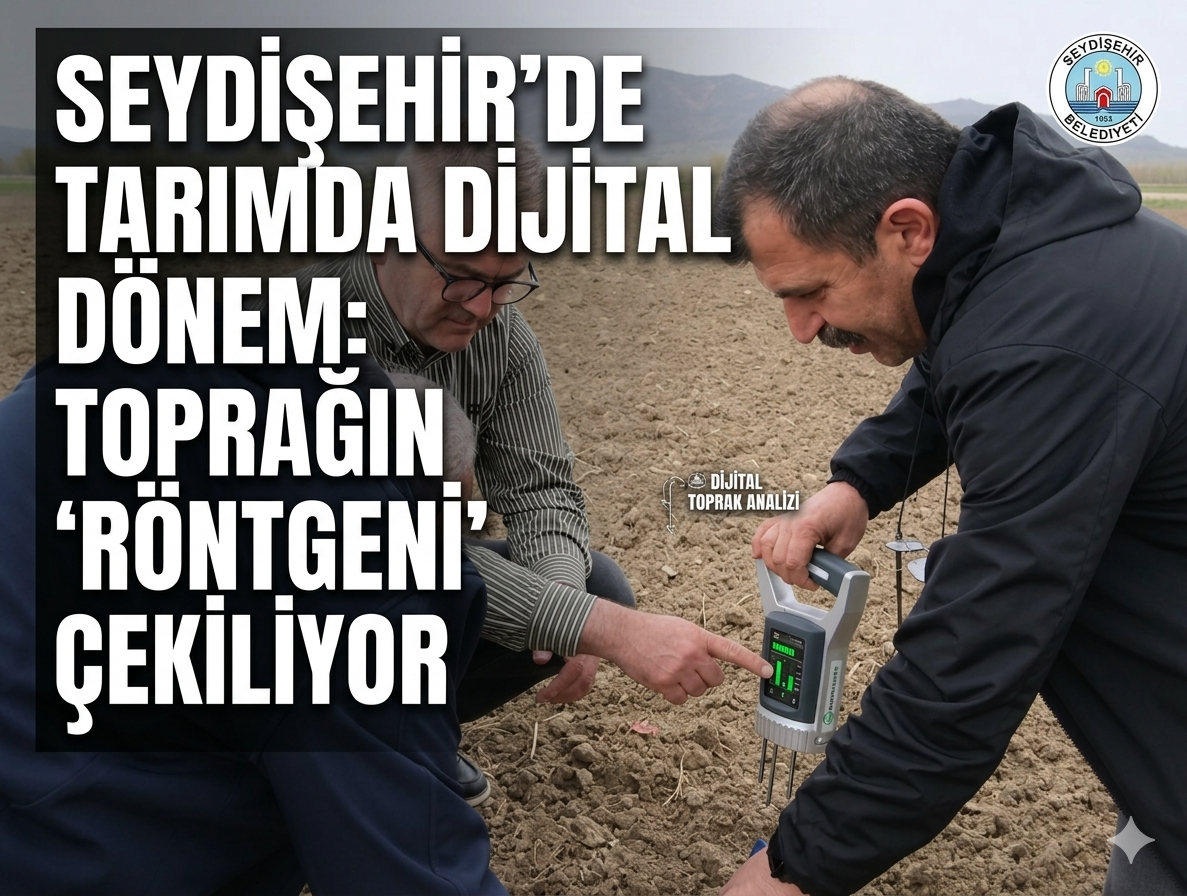 Seydişehir’de Tarımda Dijital Dönem: Toprağın "Röntgeni" Belediye ile Çekilecek