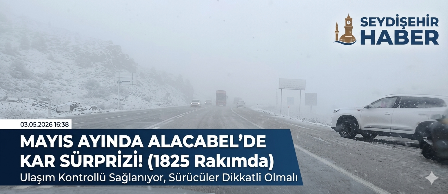 Mayıs Ayında Kış Geri Döndü: Alacabel’de Kar Sürprizi!
