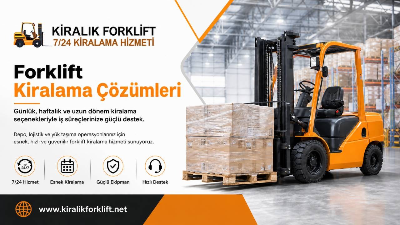 Sancaktepe Kiralık Forklift Hizmetlerinde Esnek Kullanım Avantajı