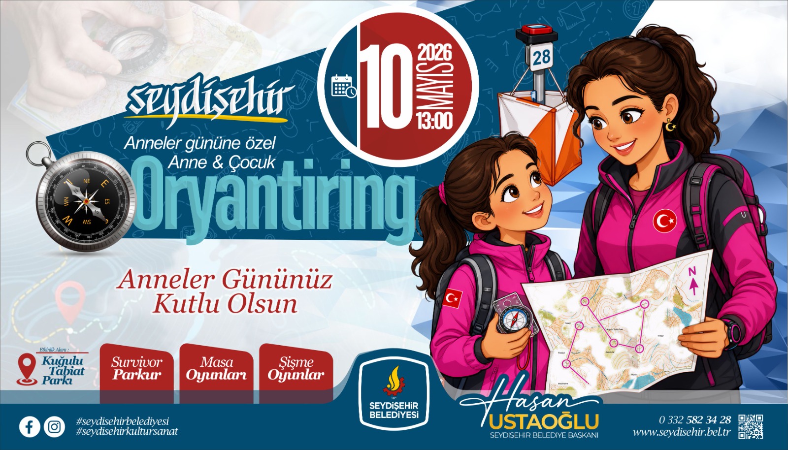 SEYDİŞEHİR BELEDİYESİNDEN ANNE VE ÇOCUK ETKİNLİĞİNE DAVET 