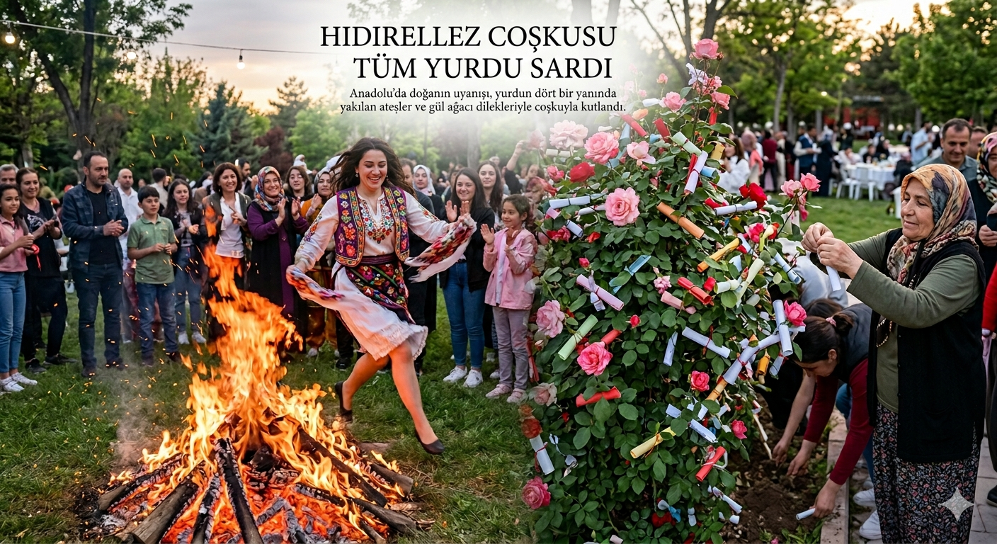 BAHARIN MÜJDECİSİ HIDIRELLEZ COŞKUYLA KARŞILANIYOR!