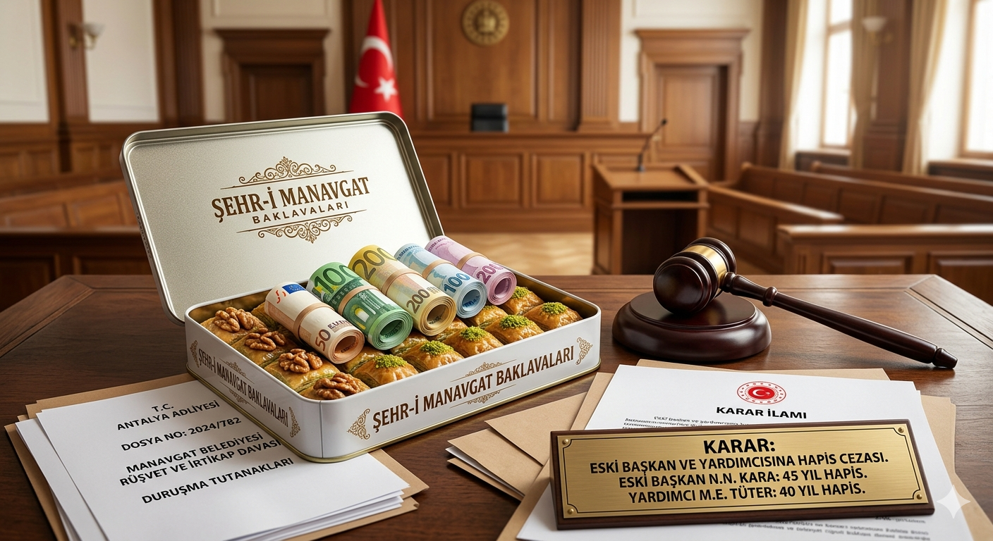 Manavgat Belediyesi’nde "Baklava Kutusu" Davasında Karar: Eski Başkana ve Yardımcısına Hapis Cezası Yağdı