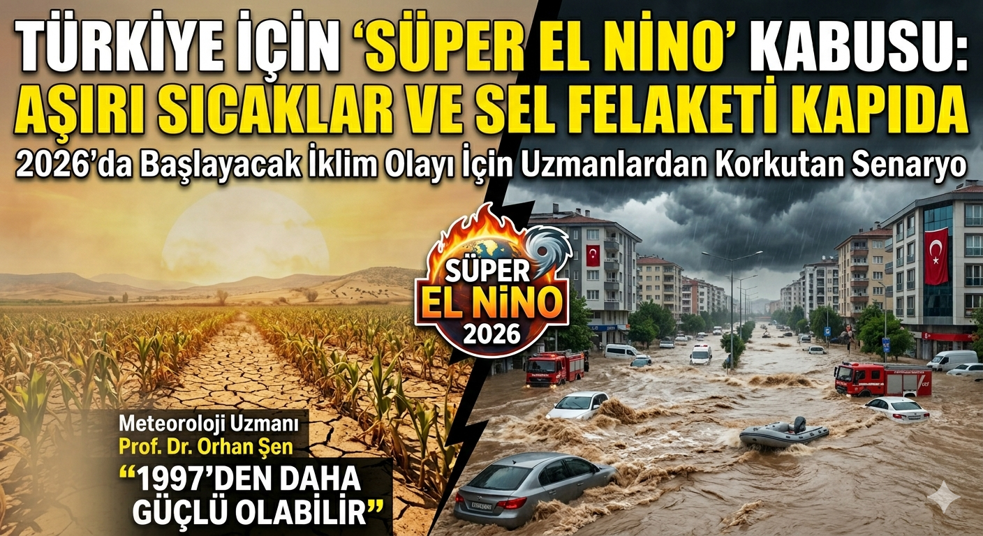 Türkiye İçin Korkutan Senaryo: "Süper El Nino" Geliyor!