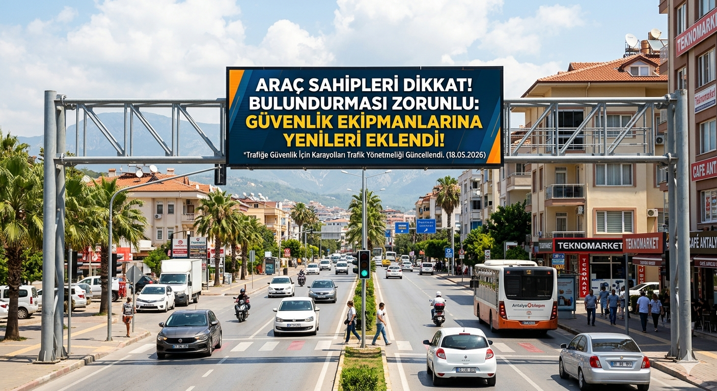 Araç Sahipleri Dikkat! Zorunlu Güvenlik Ekipmanlarına Yenileri Eklendi!