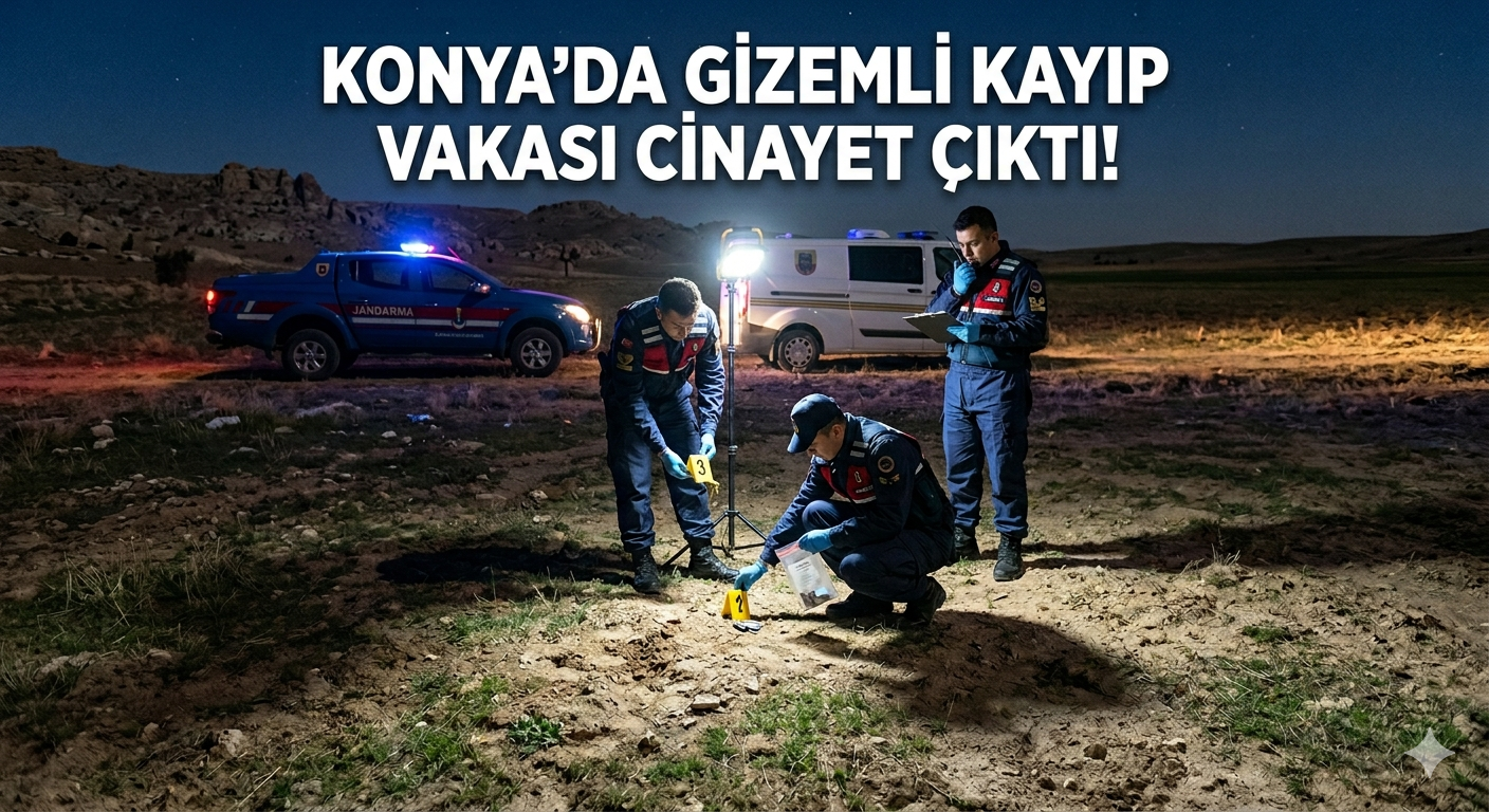 Konya'da Gizemli Kayıp Vakası Cinayet Çıktı: Katil Zanlısı Zaten Cezaevindeymiş!