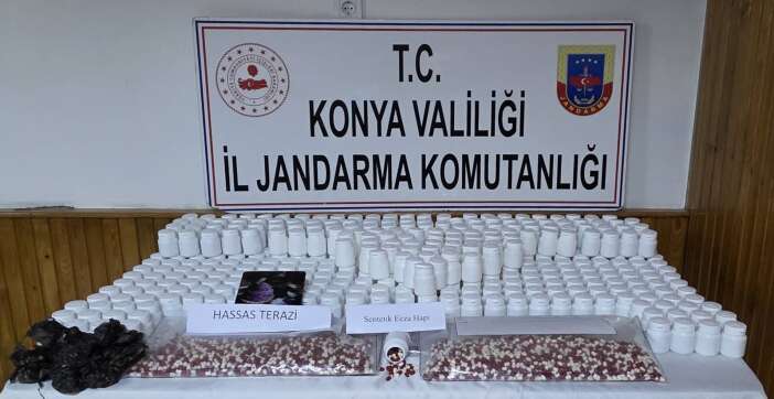 Konya'da Dev Uyuşturucu Operasyonu: 24 Binden Fazla Hap Ele Geçirildi!
