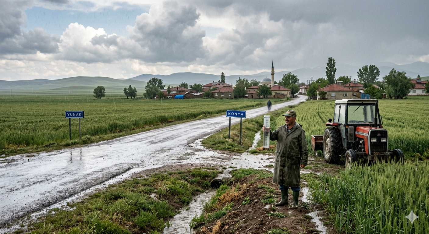Meteoroloji Tahmini Tuttu: Konya Sağanak Yağışa Teslim Oldu!