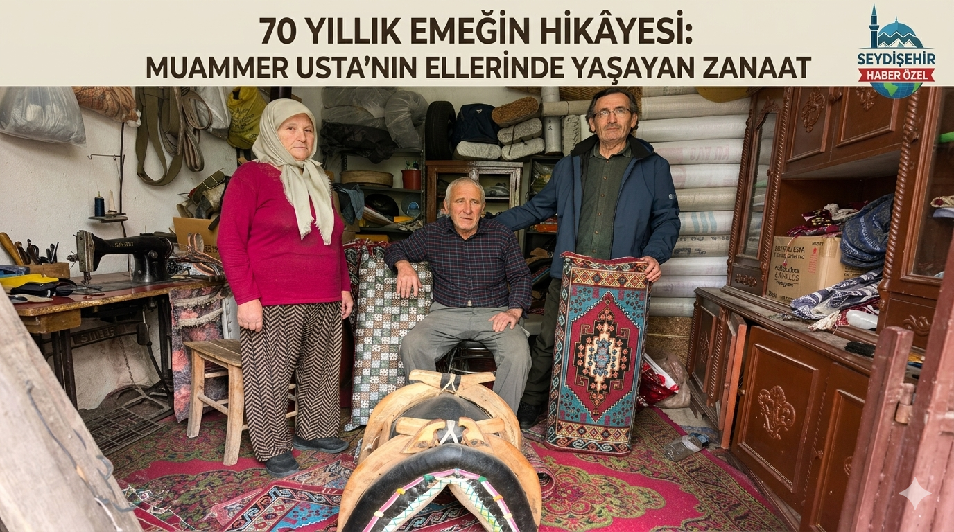 70 YILLIK EMEĞİN HİKÂYESİ: MUAMMER USTA’NIN ELLERİNDE YAŞAYAN ZANAAT