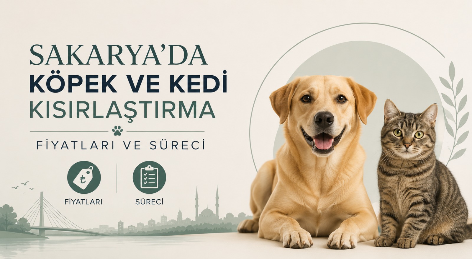 Sakarya'da Köpek ve Kedi Kısırlaştırma Fiyatları ve Süreci