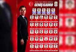 A Milli Futbol Takımı’nın 26 kişilik 2026 Dünya Kupası kadrosu açıklandı