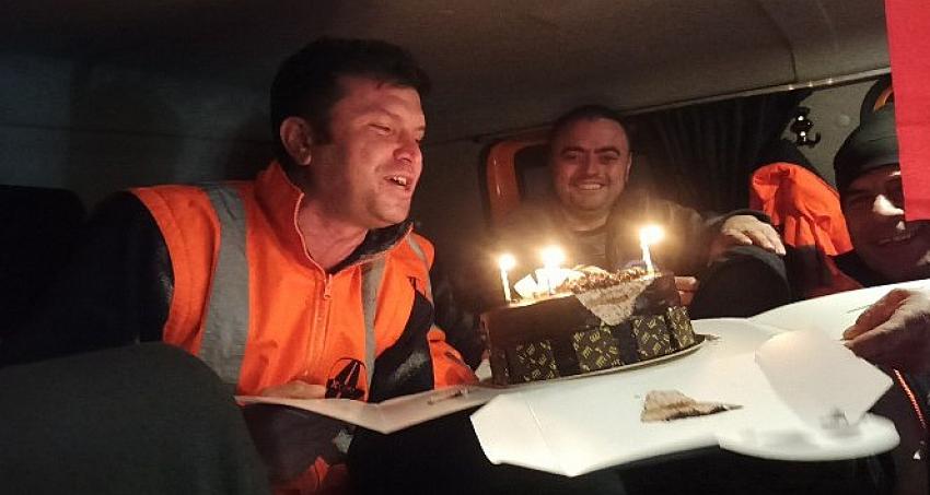  1825 rakımlı Alacabel'de doğum günü sürprizi