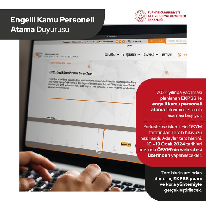 2 bin 392 engelliye atama müjdesi! Tercih işlemleri başladı