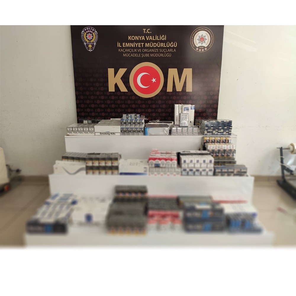 2 BİN PAKET KAÇAK SİGARA YAKALANDI