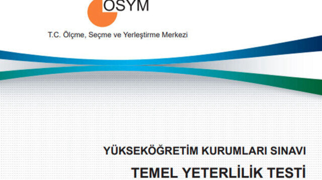 2023 YKS sorularını yayınladı