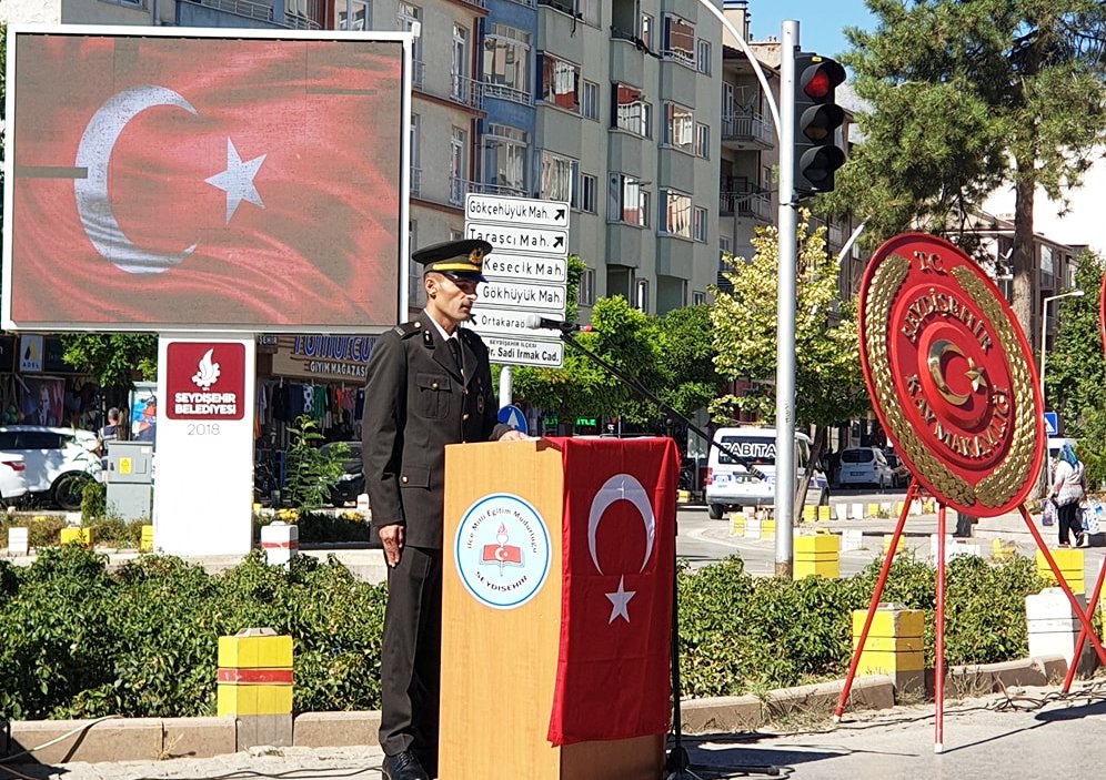 30 Ağustos Zafer Bayramı  Seydişehir de törenle kutlandı