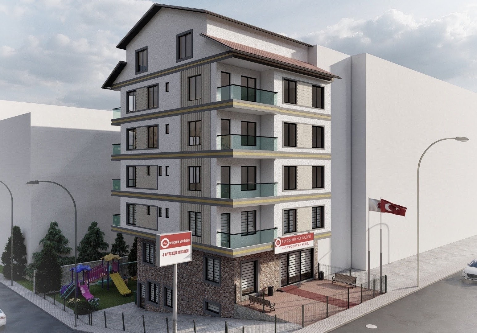 4-6 yaş Kur'an Kursu İnşaatı başladı