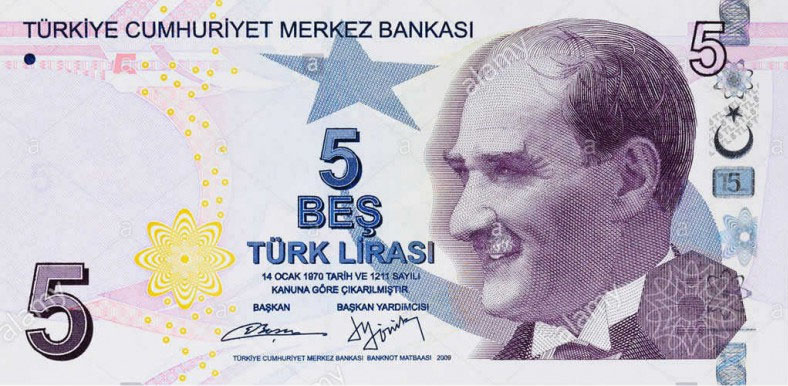 5 TL'lik banknotlar değişiyor