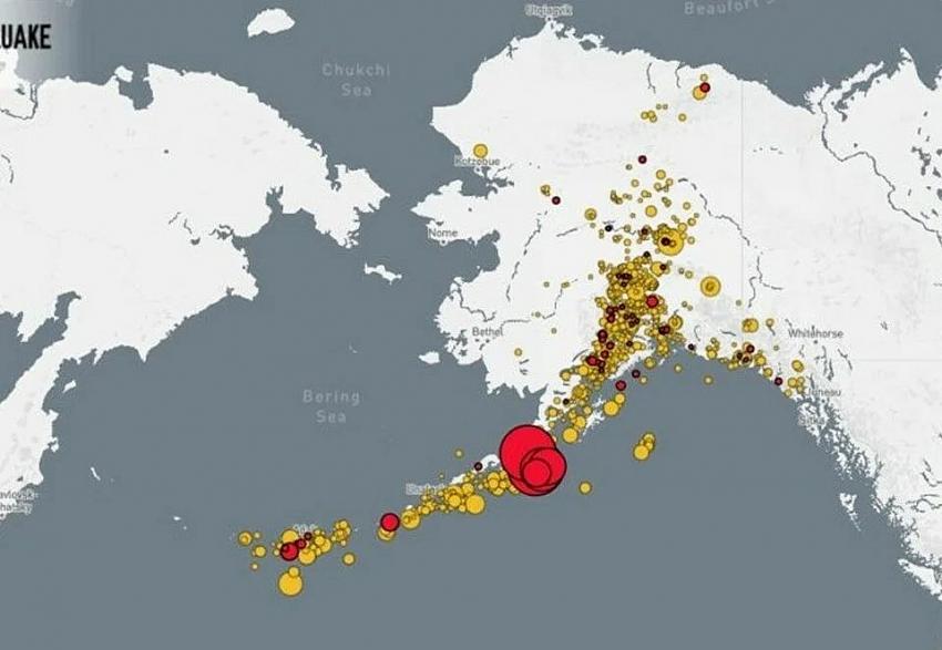 ABD'nin Alaska eyaletinde 8.2 büyüklüğünde deprem meydana geldi