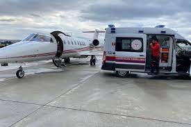 Adıyaman'da kalp hastası bebek ambulans uçakla Konya'ya sevk edildi