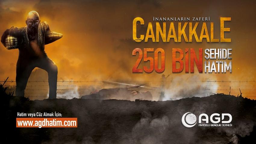 AGD Çanakkale şehitlerini 250 bin hatimle yâd edecek