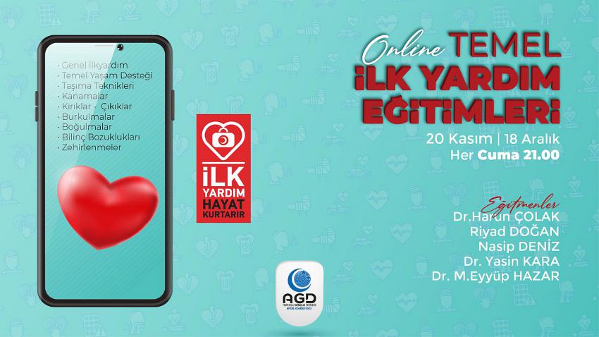 AGD'DEN ONLİNE TEMEL İLK YARDIM EĞİTİMİ