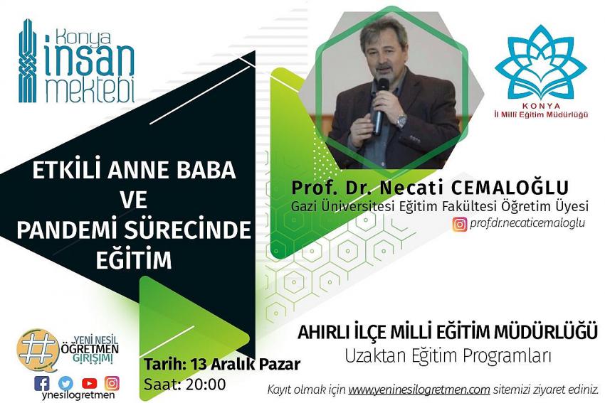 AHIRLI’DA “ETKİLİ ANNE BABA VE PANDEMİ SÜRECİNDE EĞİTİM” SEMİNERİ YAPILDI