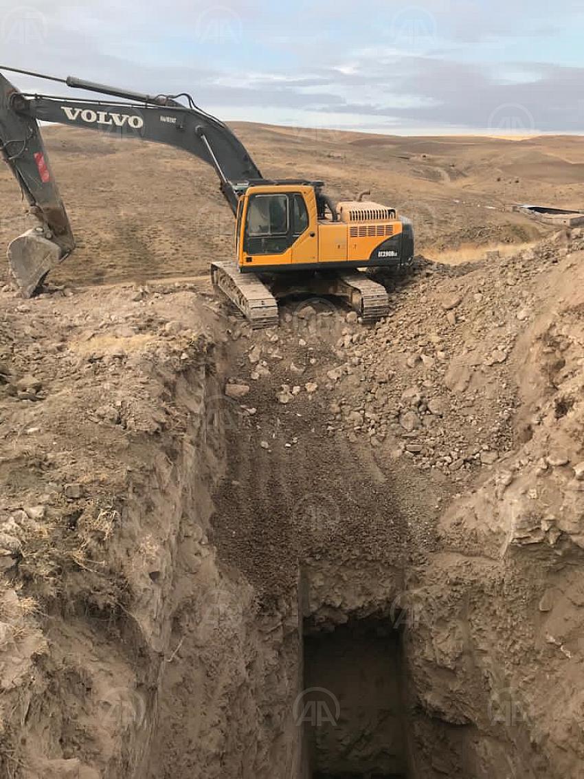 Aksaray'da define arayan 7 kişi suçüstü yakalandı