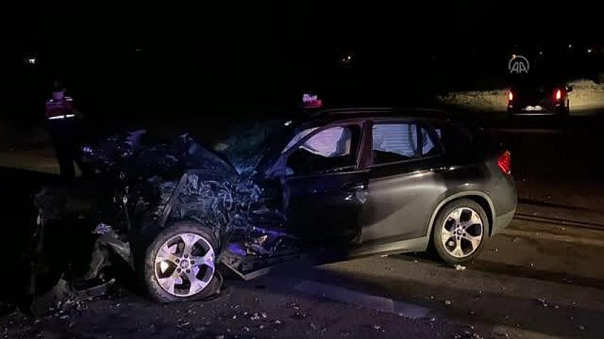 Akseki Seydişehir yolundaki  kazada 2 kişi yaralandı