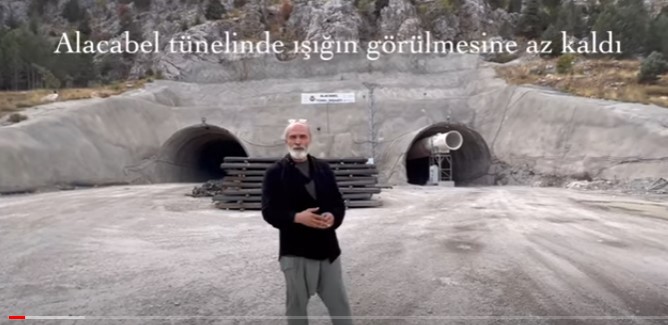 Alacabel Tüneli ışığa az kaldı VİDEO HABER