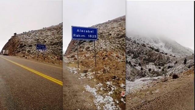 Alacabelde Son durum  Yol  trafiğe  açık...