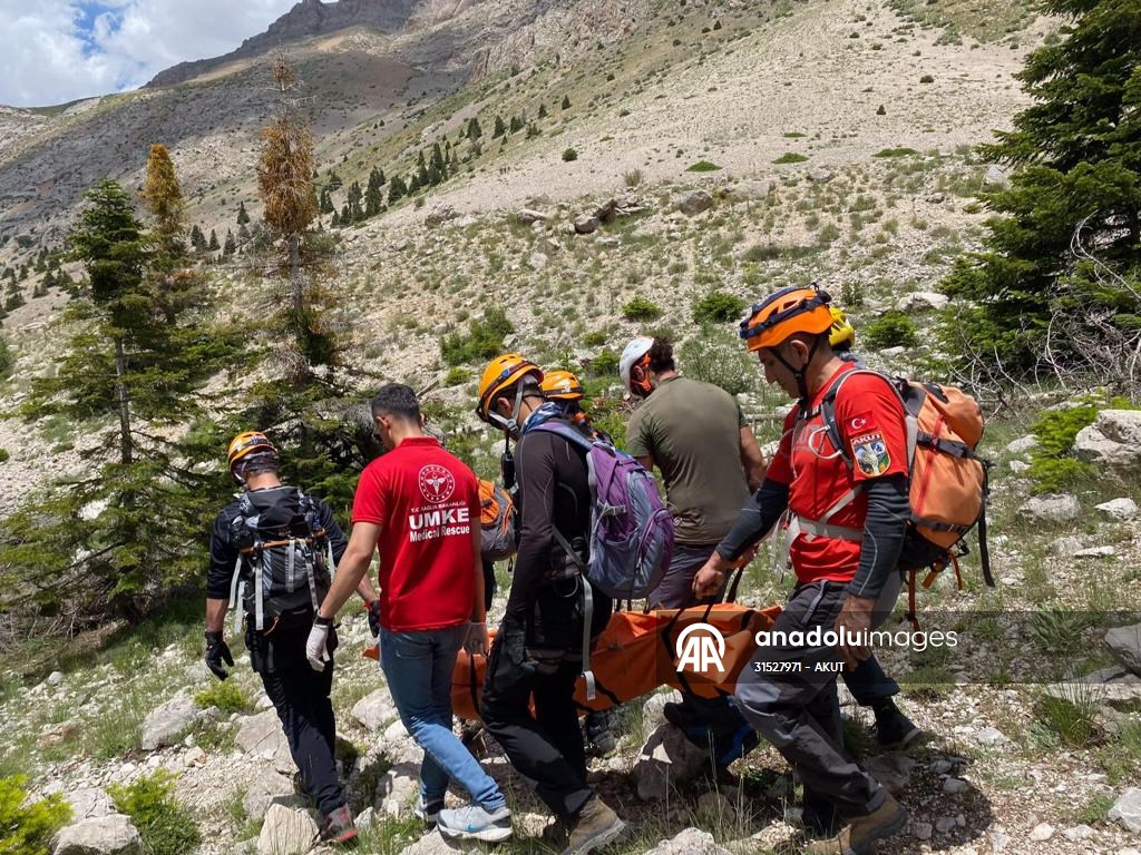 Aladağlar'da tırmanış sırasında düşen dağcı hayatını kaybetti