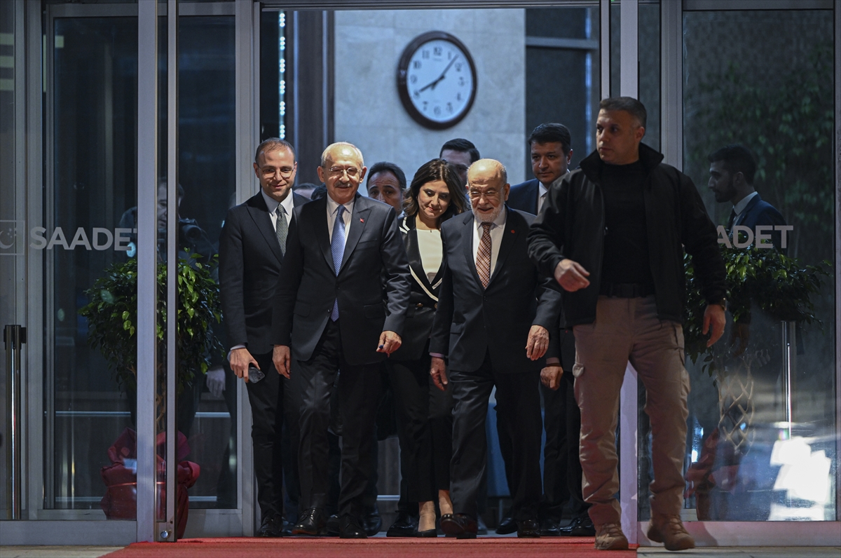 Altılı masanın 12'nci toplantısı sona erdi