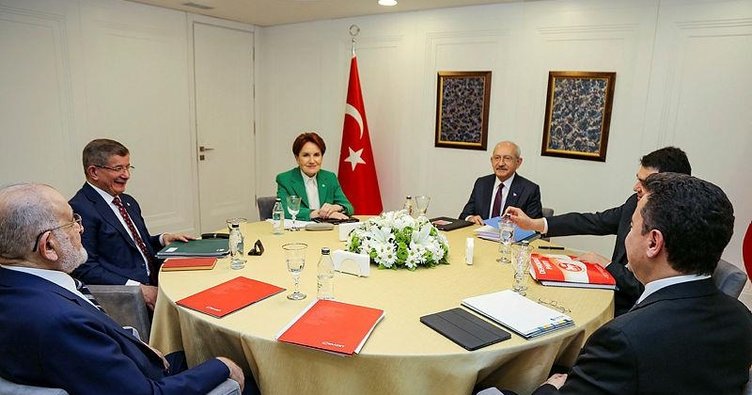 Altılı masanın adayı belli oluyor