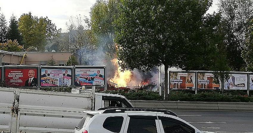 Ankara'da MTA Kampüsü bahçesinde doğalgaz patlaması! İlk açıklama geldi