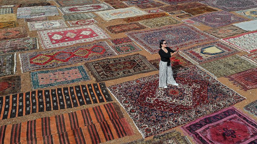 Antalya'nın 'halı tarlaları'nda renkli telaş başladı