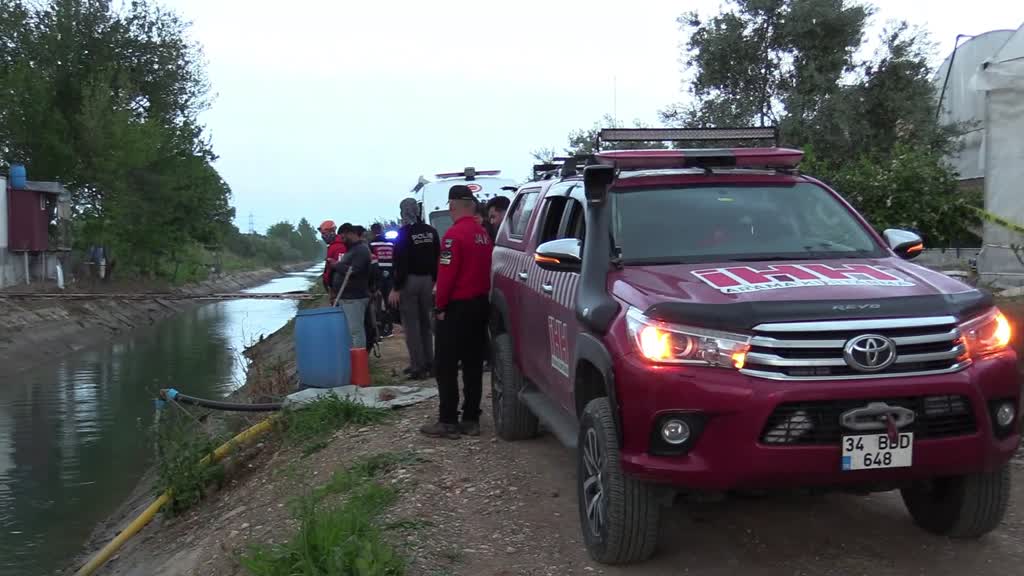 ANTALYA - Sulama kanalına düşen çocuğun cansız bedenine ulaşıldı