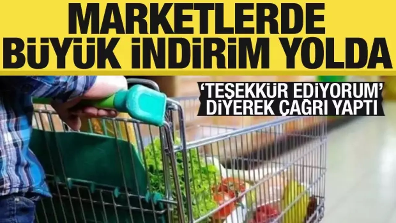 Bakan Bolat'tan marketlere çağrı: Büyük bir indirim kampanyası bekliyoruz
