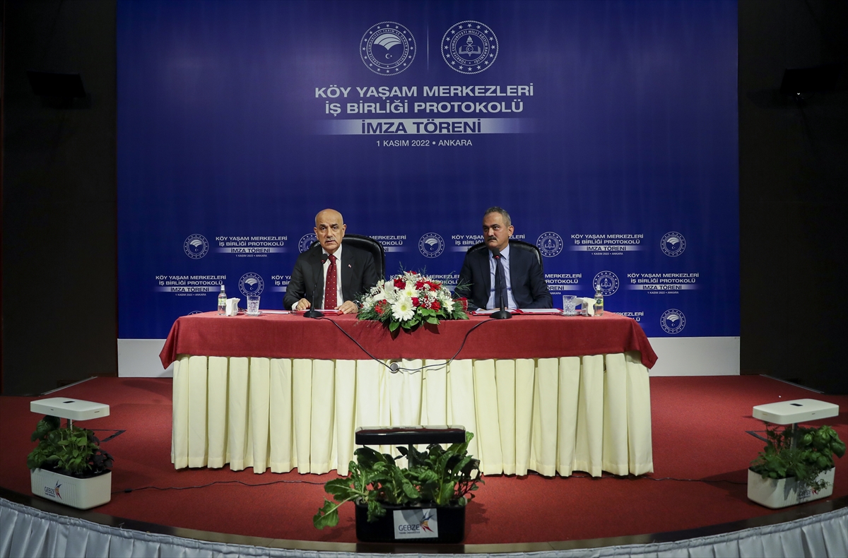 Bakan Kirişci, Köy Yaşam Merkezleri Projesi İşbirliği Protokolü İmza Töreni'nde konuştu: