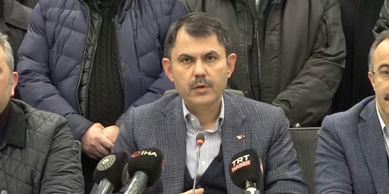Bakan Kurum depremde yıkılan bina sayısını açıkladı
