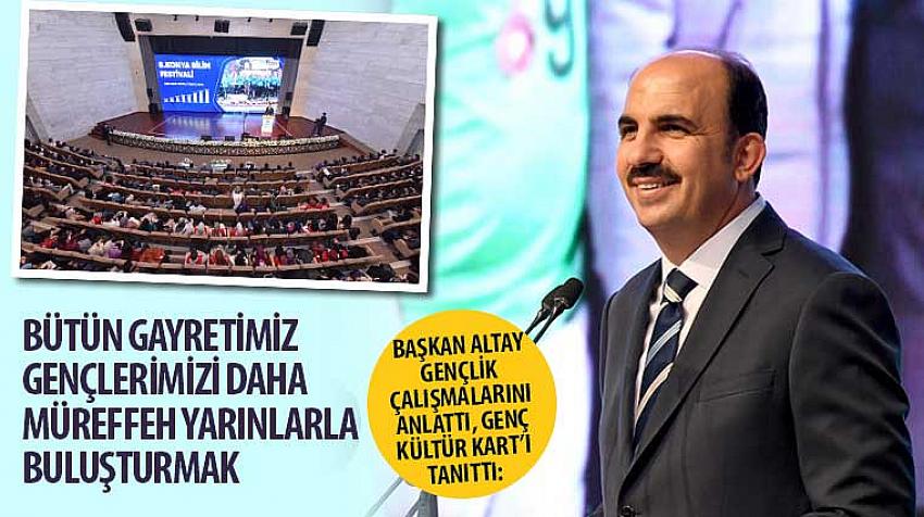 Başkan Altay Gençlik Çalışmalarını Anlattı, Genç Kültür Kart’ı Tanıttı