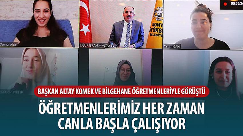 Başkan Altay KOMEK ve Bilgehane Öğretmenleriyle Görüştü