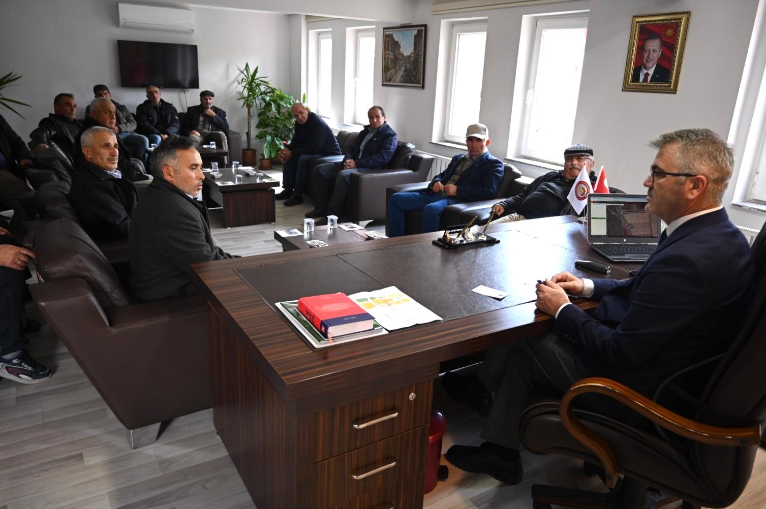 BAŞKAN USTAOĞLU’NA GEVREKLİ MAHALLESİ SAKİNLERİNDEN ZİYARET