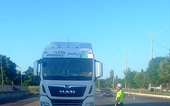 Beyşehir'de çevre yolunu kullanmayan ağır tonajlı araçlarının sürücülerine ceza uygulanıyor