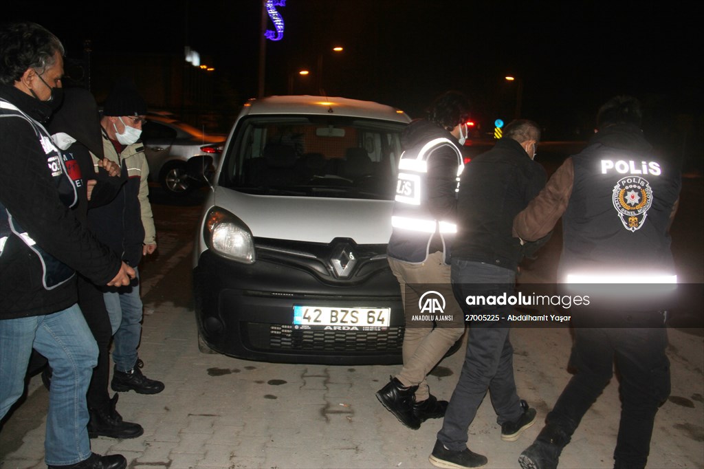 Beyşehir'de  inşaattan hırsızlık yaptıkları iddiasıyla 3 zanlı tutuklandı