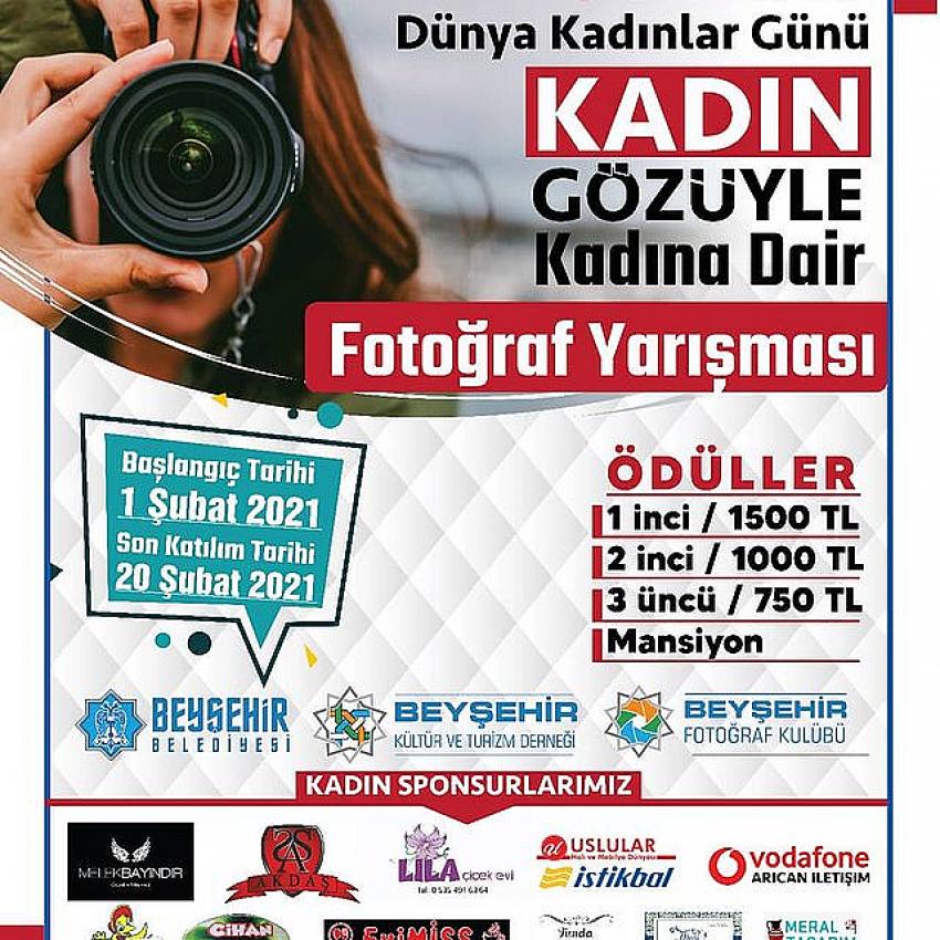 Beyşehir'de "Kadın Gözünden Kadına Dair" konulu fotoğraf yarışması