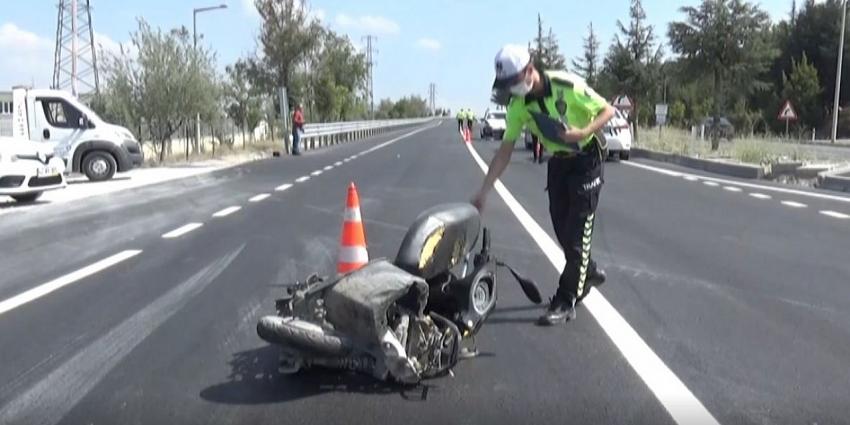 Beyşehir'de otomobille çarpışan elektrikli bisikletin sürücüsü hayatını kaybetti