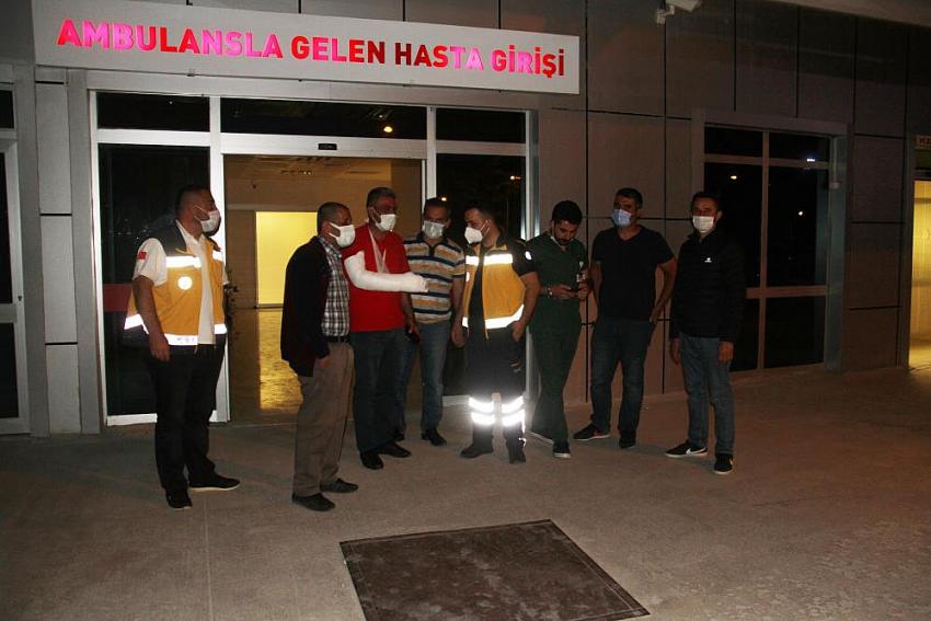  Beyşehir'de  saldırıya uğrayan ambulans şoförü yaralandı